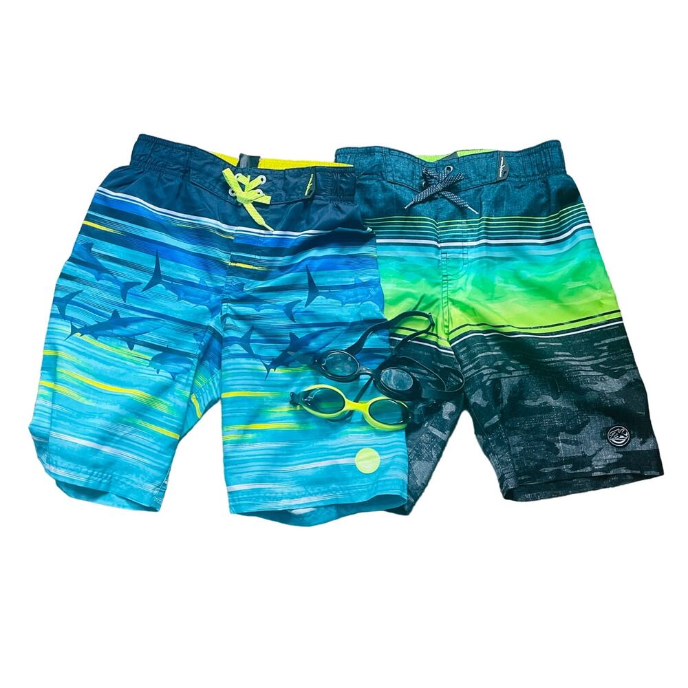 2 Boys Swim Trunks Size 8 Boys by ZeroXposur
